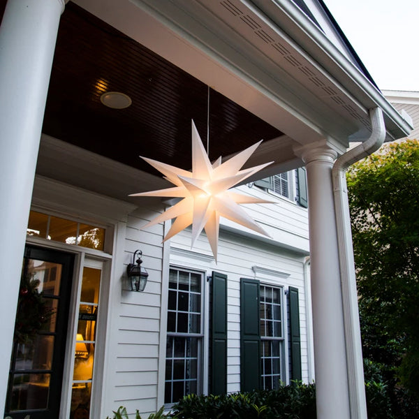 Outdoor lighted moravian star new arrivals