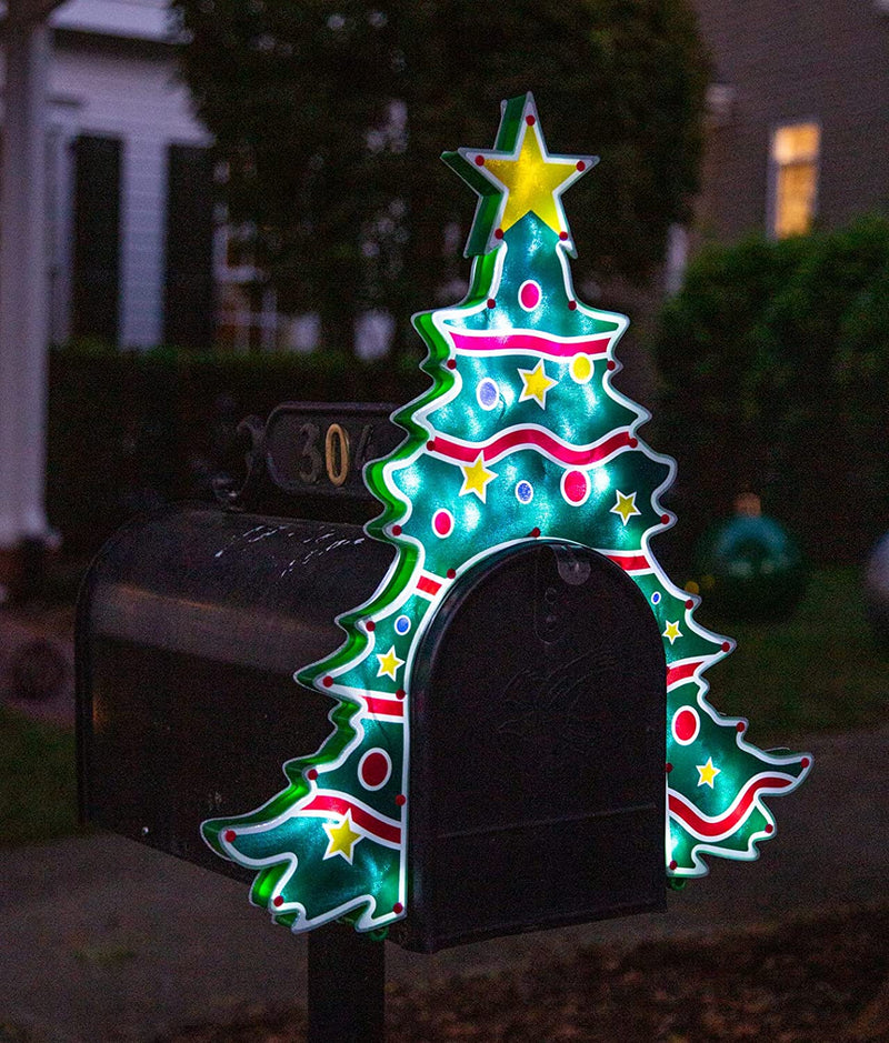 Christmas Tree Mailbox Topper