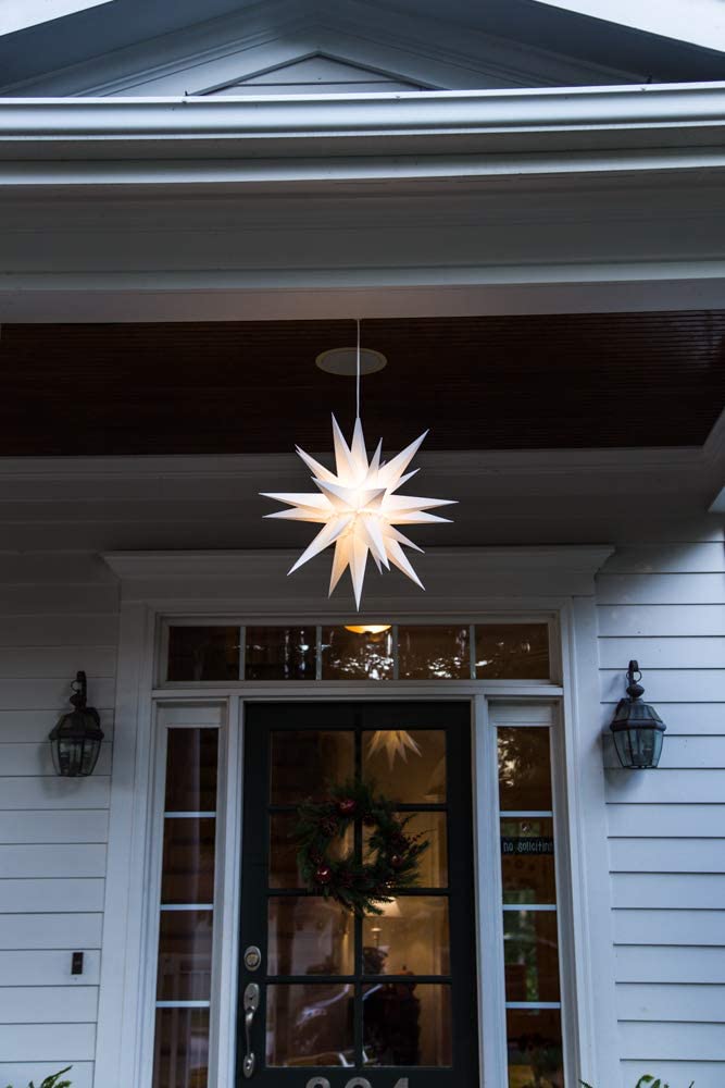 21" Large Moravian Star - Simple Press and Clip Design