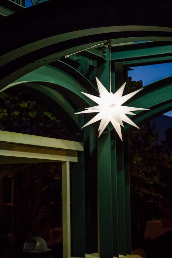 18" Folding Moravian Star with Battery Timer