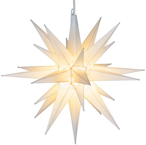 21" Large Moravian Star - Simple Press and Clip Design
