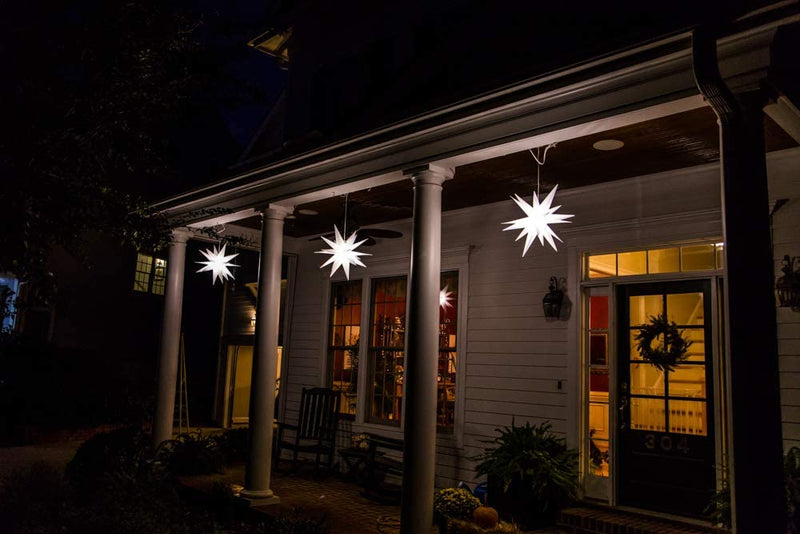 21” *4 Moravian Star - Hanging Outdoor Christmas Star Light