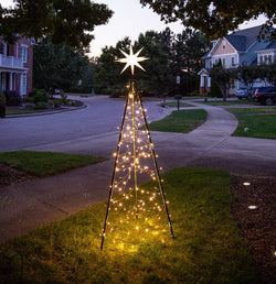 Outdoor Light-Up Christmas Tree