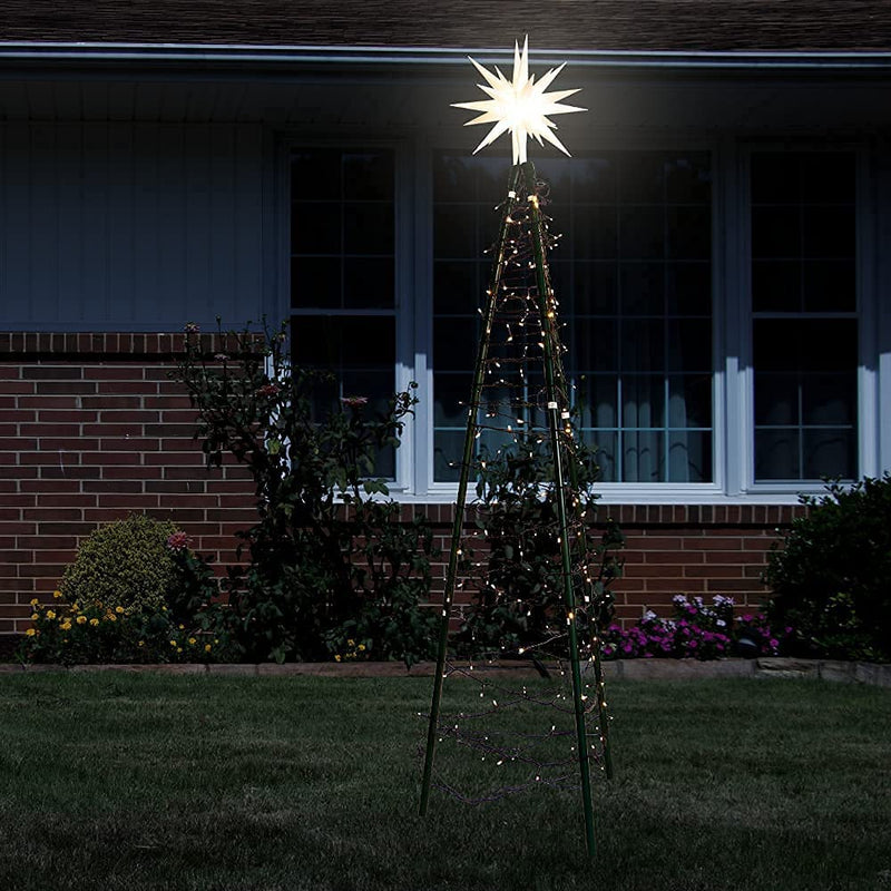 Outdoor Light-Up Christmas Tree