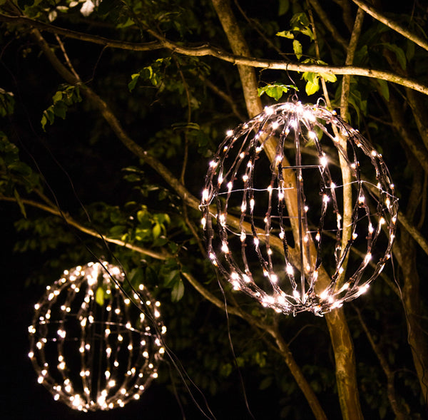 Outdoor balls with lights sale