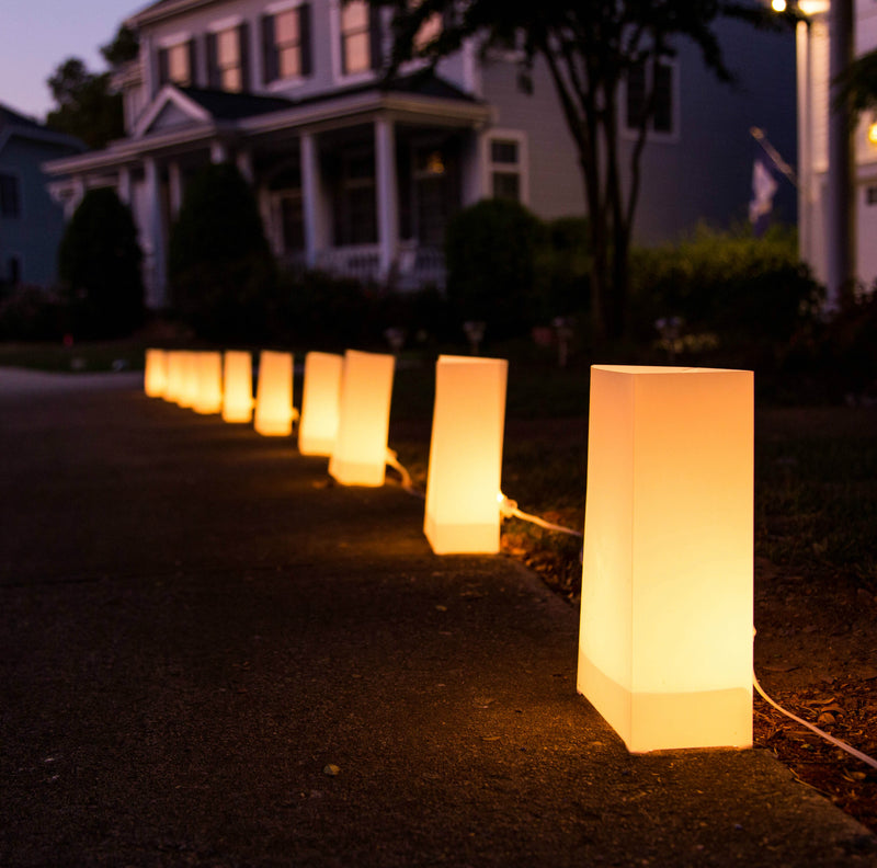 Electric Luminary Pathway Light Bags (set of 10)